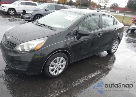 2012 Kia Rio Lx из США, поврежденный, VIN KNADM4A35C6044774
